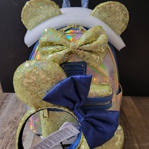 EARidescent Shimmer Disney World 50th Anniversay Loungefly and Ears